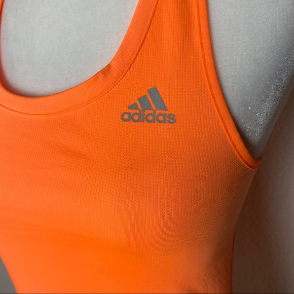 ADIDAS Embellished Orange Tank Top Size Small - Picture 8 of 8